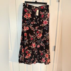 Loft floral maxi skirt NWT